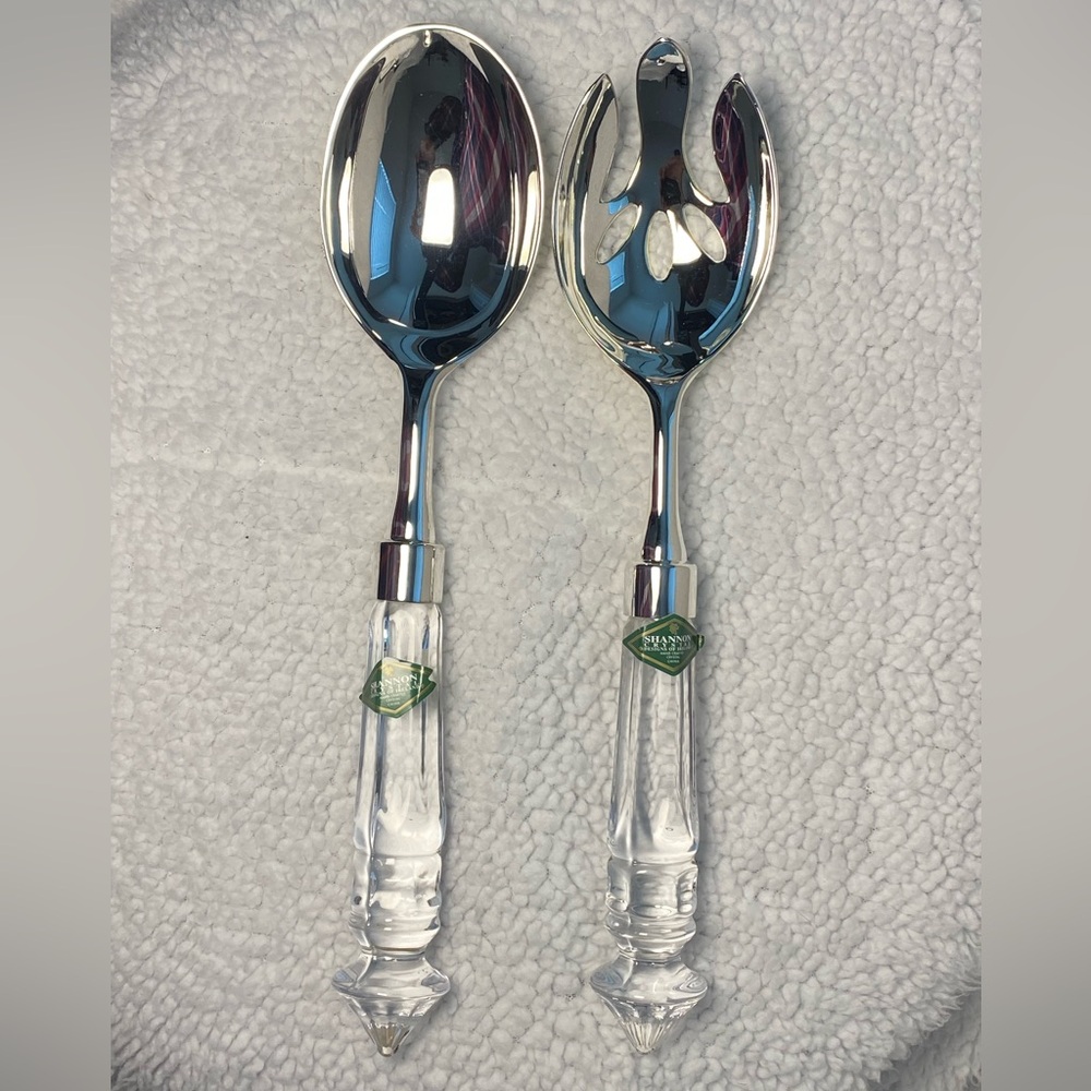 Vintage Shannon Crystal Salad Set - Designs of Ireland